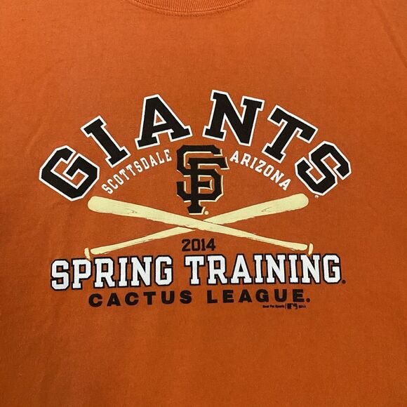 San Francisco Giants Shirt Mens XL Orange 2014 Cactus League AZ Baseball MLB - Picture 2 of 8
